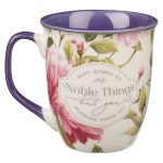 Many Women Do Noble Things But You Surpass Them All Ceramic Mug with Blue Interior - Image 4