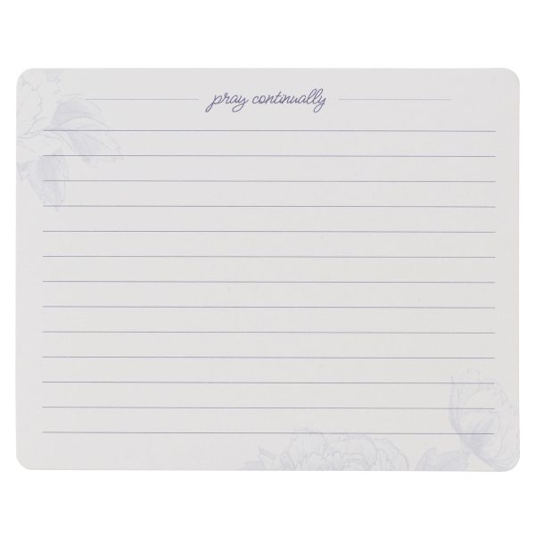 My Prayers Blue Floral Promise Cards in Tin - Image 8