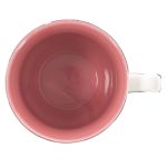 Blessed Mom Pink Floral Ceramic Mug with Pink Interior - Image 8