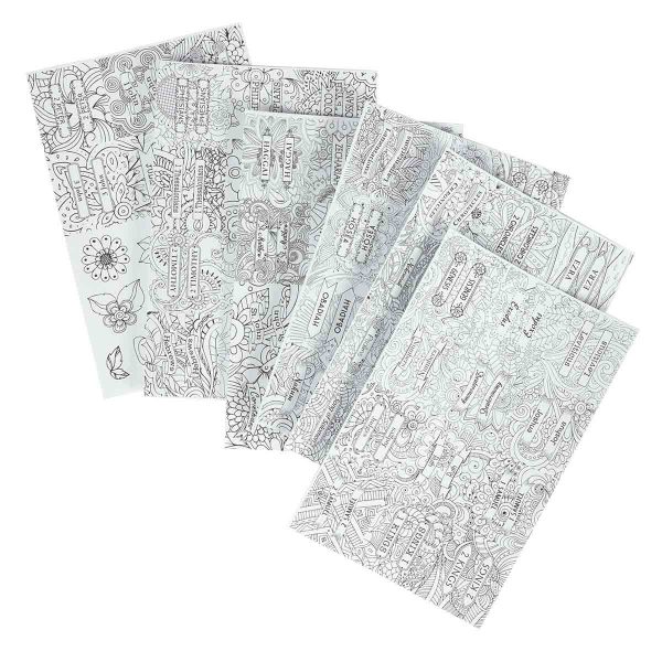 Peel And Stick Coloring Bible Indexing Tabs - Set Of 6 - Image 9