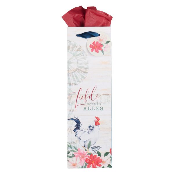 Liefde Oorwin Alles Bottle Gift Bag - Image 4