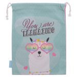 You Are Llamazing Large Cotton Drawstring Bag - Image 5