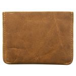 Genuine African Leather Light Brown Card Holder - Image 7