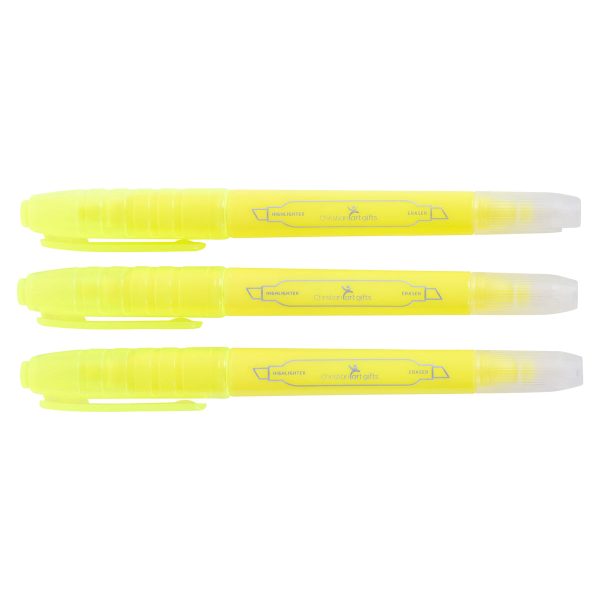Yellow Erasable Highlighter Three-Piece Set - Image 11