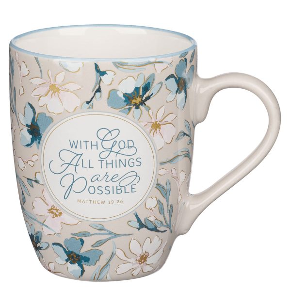 With God All Things Are Possible Ceramic Mug - Image 4