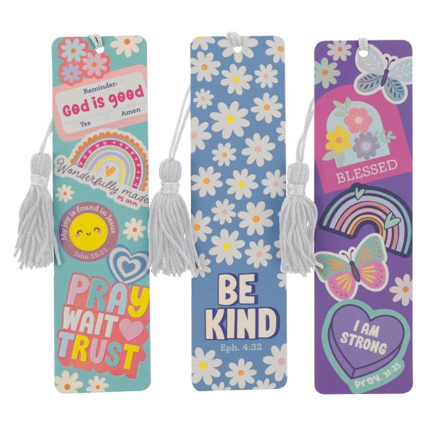 I Am Strong Three-Piece Bookmark with Tassel Set - Image 3