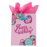 Rejoice in the Lord Always - Happy Birthday Medium Gift Bag with Gift Tag - Image 7