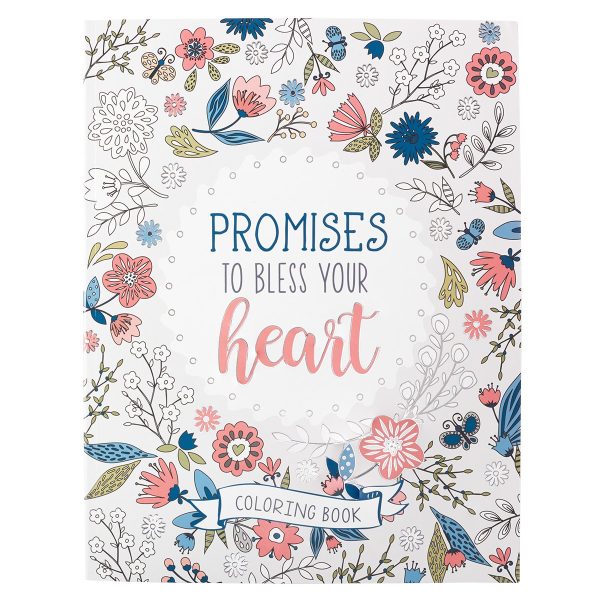 Promises to Bless Your Heart Inspirational Coloring Book for Adults and Teens with Scripture - Image 1