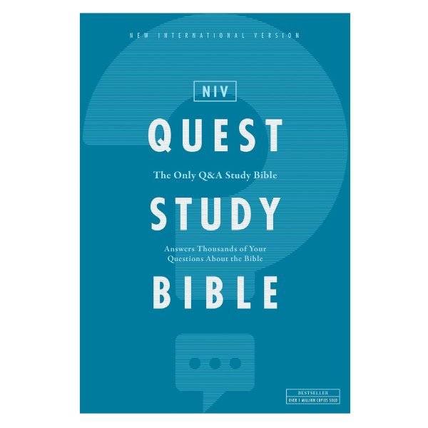 NIV Teal Hardcover Quest Study Bible: The Only Q&A Study Bible Comfort Print - Image 3