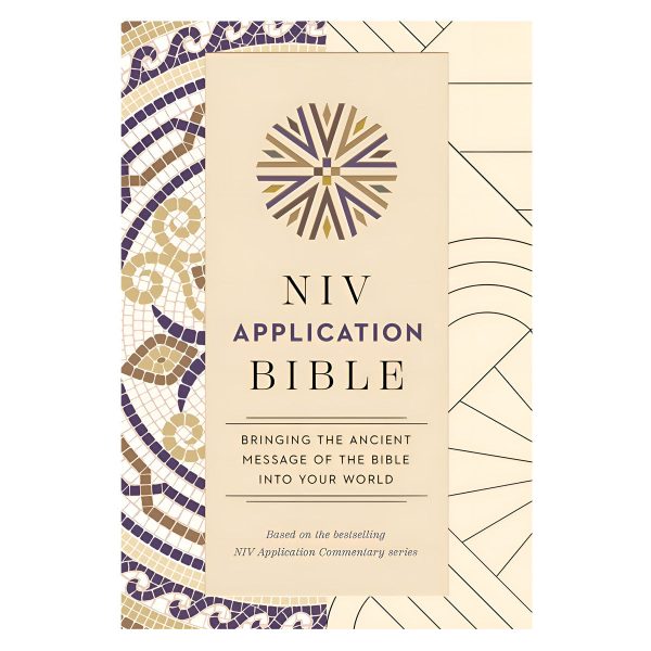 NIV Multi-Cream Hardcover Application Bible Red Letter Comfort Print - Image 1