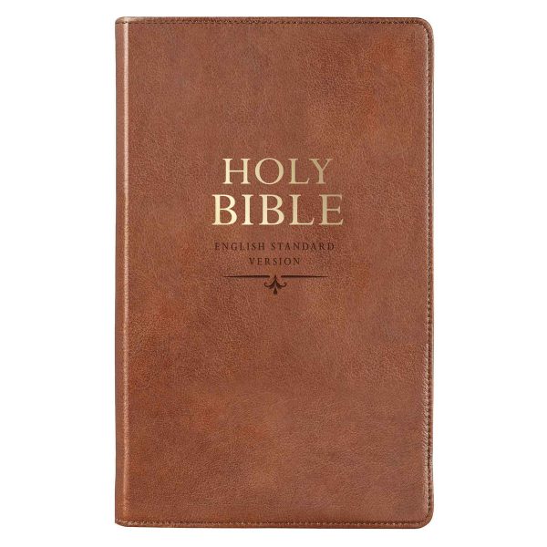 ESV Tan Brown Faux Leather Standard Bible - Image 3
