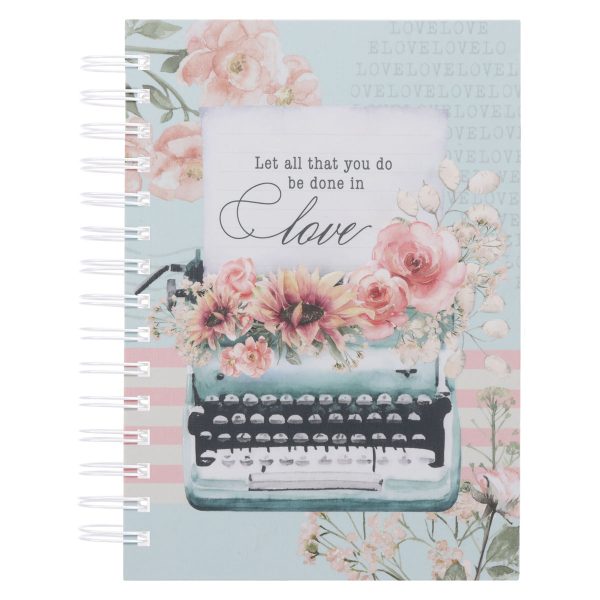 Let All That You Do Be Done in Love Hardcover Wirebound Journal - Image 2