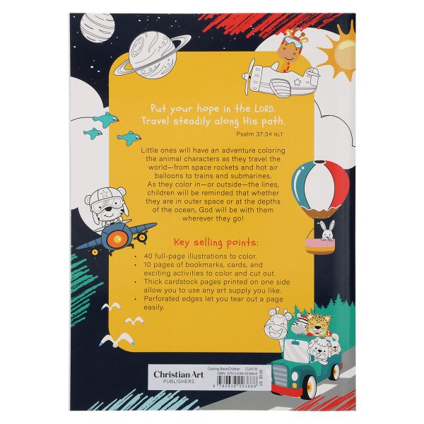 God Is with Me Wherever I Go: A Coloring Adventure for Kids (Paperback) - Image 9