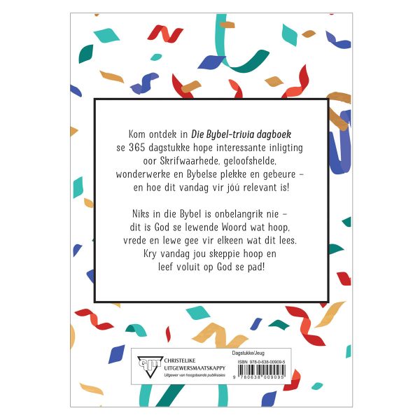 Die Bybel-Trivia Dagboek: 365 Dagstukke vir ’n Dag Vol Lig en Vreugde SB - Image 6