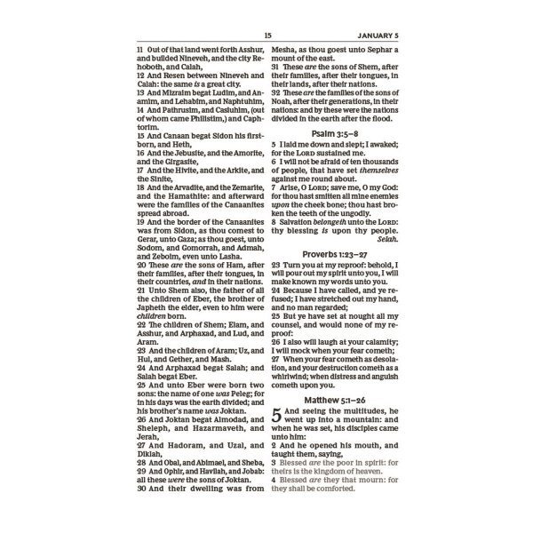 KJV Everyday Bible Red Letter Comfort Print (Hardcover) - Image 9