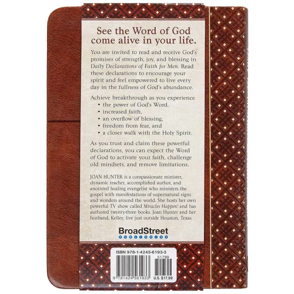 Daily Declarations Of Faith For Men (Imitation Leather) - Image 6