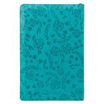 ESV Turquoise Faux Leather Standard Bible Thumb Indexed With Zip - Image 16
