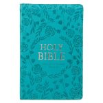 ESV Turquoise Faux Leather Standard Bible Thumb Indexed With Zip - Image 15