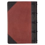 KJV Brandy & Dark Brown Genuine African Leather Bible Giant Print Indexed Red Letter - Image 16