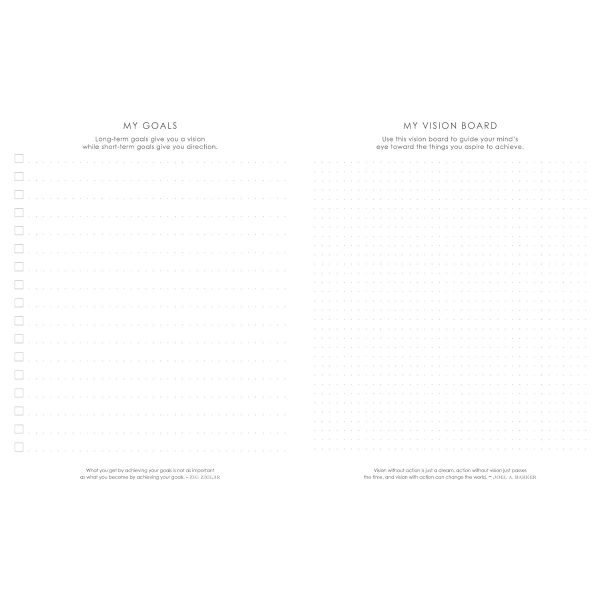 Baxter Undated Planner A4 Grey (Durable Synthetic Fibre Flexcover) - Image 11