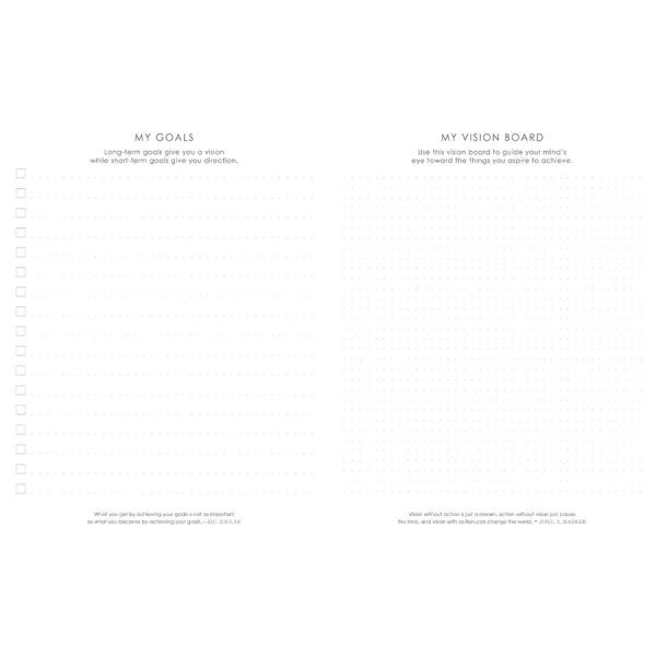 Baxter Undated Planner A4 Grey (Durable Synthetic Fibre Flexcover) - Image 3