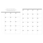 Baxter Undated Planner A4 Grey (Durable Synthetic Fibre Flexcover) - Image 12