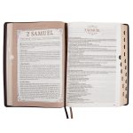 NLT Dark Brown Faux Leather Thumb Indexed Spiritual Growth Bible - Image 20
