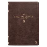 NLT Dark Brown Faux Leather Thumb Indexed Spiritual Growth Bible - Image 15