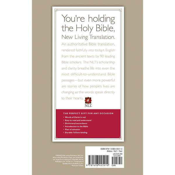 NLT Premium Gift Bible Red Letter Teal (Imitation Leather) - Image 8