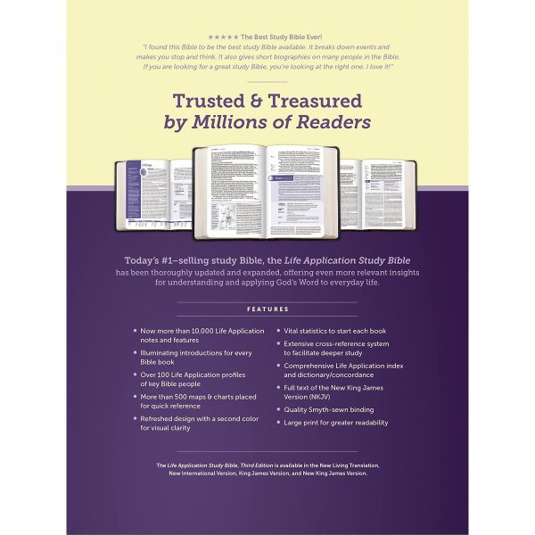 NKJV Life Application Study Bible, Third Ed, Large Print, Red Letter, Mahogany (Immitation Leather) - Image 12