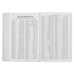 KJV White Faux Leather Thinline Large Print Bible With Thumb Indexing - Image 16