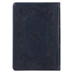 KJV Midnight Blue Antique Frame Faux Leather Full-Size Bible Giant Print Indexed - Image 14