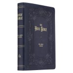 KJV Midnight Blue Antique Frame Faux Leather Full-Size Bible Giant Print Indexed - Image 15