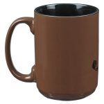 The Lord Is My Strength and My Defense; He Has Become My Salvation Brown Ceramic Mug - Image 10