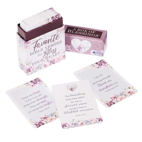Favorite Bible Verses To Bless The Heart (Boxed Cards) - Image 4