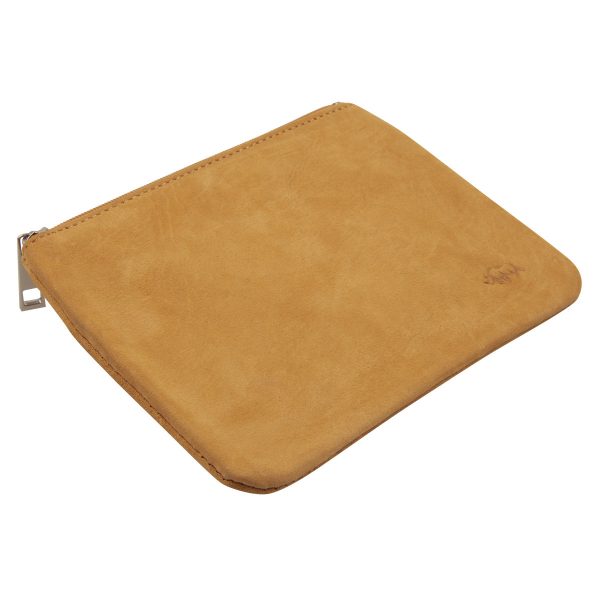 Genuine African Leather Medium Tan Coin Purse - Image 15