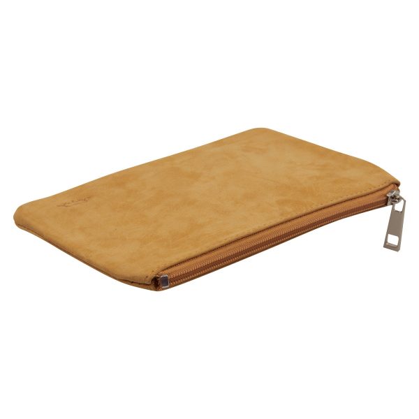 Genuine African Leather Medium Tan Coin Purse - Image 16