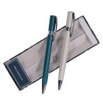 Be Still and Know & I Am with You Green Pen and Cream Pencil Set - Image 4