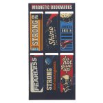 Be Strong and Courageous Six-Piece Magnetic Bookmark Set - Image 4