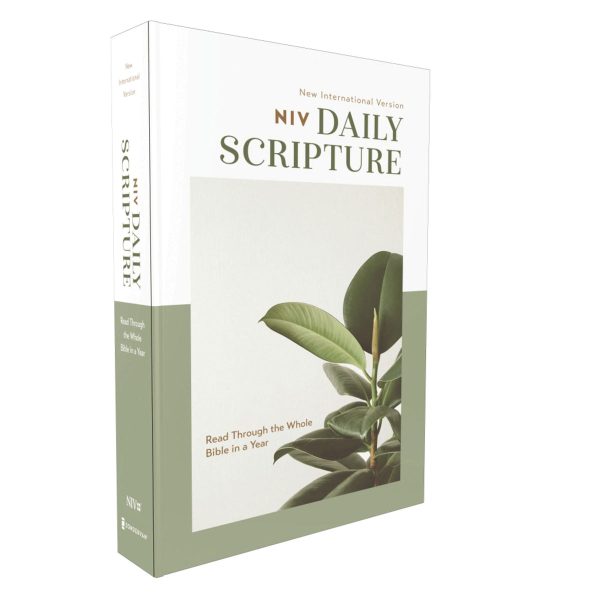 NIV White and Sage Paperback Daily Scripture One Year Bible Comfort Print - Image 8