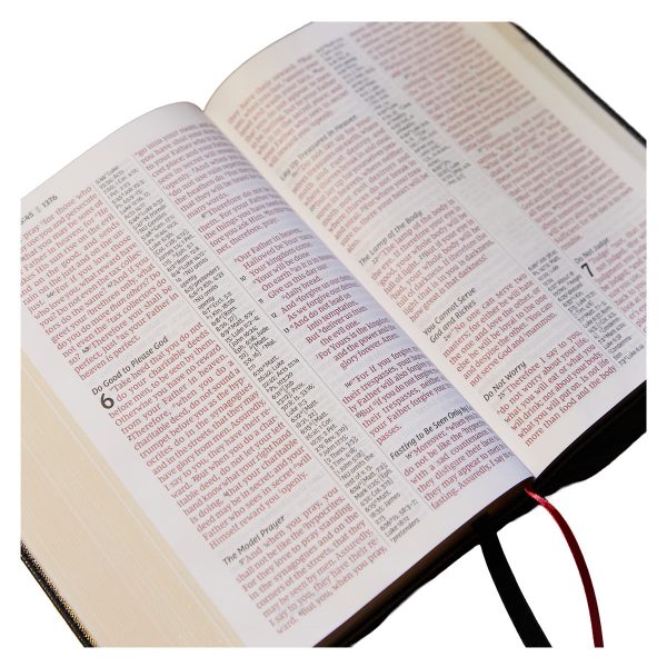 NKJV C / Column Ref Bible Giant Print Black (Imitation Leather) - Image 10