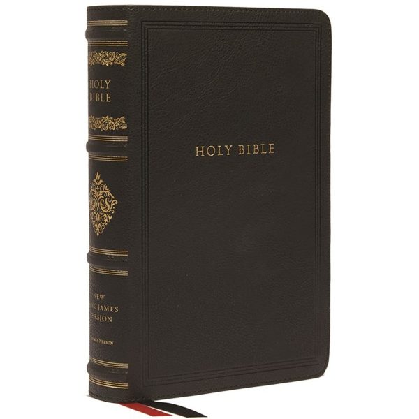 NKJV Personal Size Reference Bib Index Blk (Comfort Print)(Sovereign Collection)(Imitation Leather) - Image 1