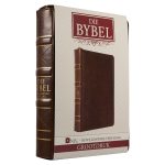 NLV Neutbruin Kunsleer Bybel Grootdruk Met Ritssluiter & Duimgrepe - Image 15