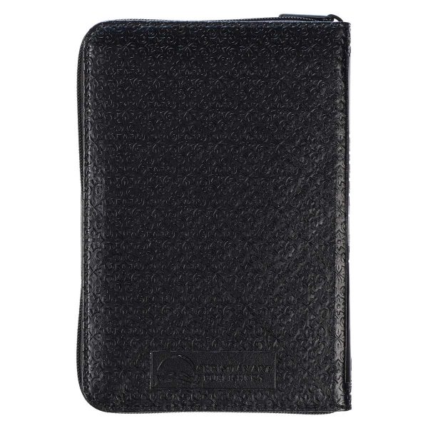 KJV Black Faux Leather Mini Pocket Edition Bible Red Letter With Zip - Image 23