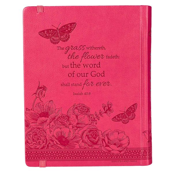 KJV Pink Faux Leather Hardcover My Creative Bible - Image 2