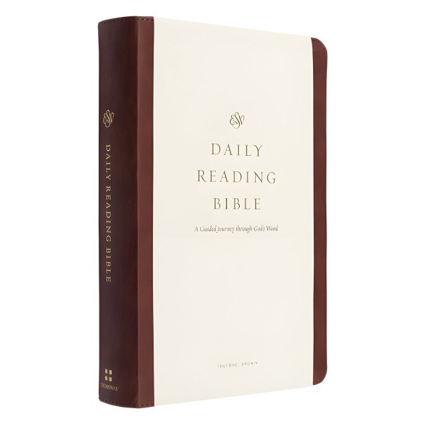 ESV Brown Imitation Leather Daily Reading Bible - Image 2