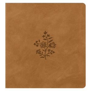 ESV Nubuck Caramel Imitation Leather Journaling Study Bible