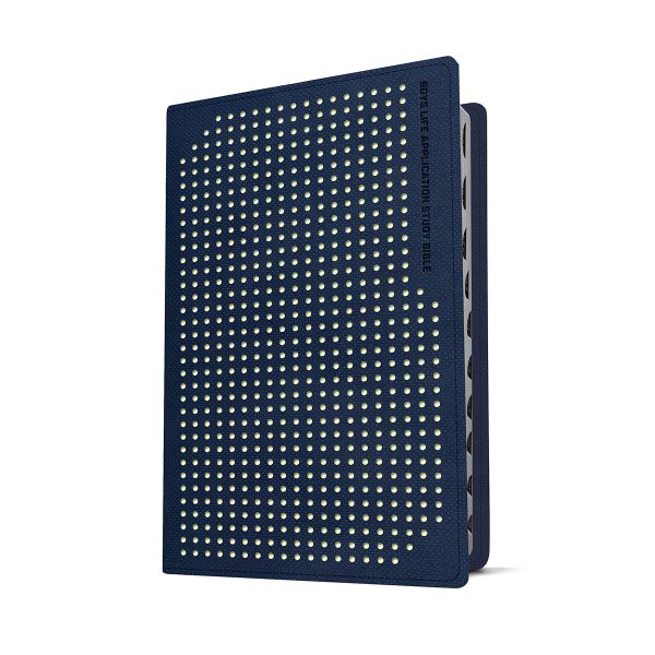 NLT Boys Life Application Study Bible, Indexed, TuTone, Blue / Neon / Glow (Imitation Leather) - Image 2