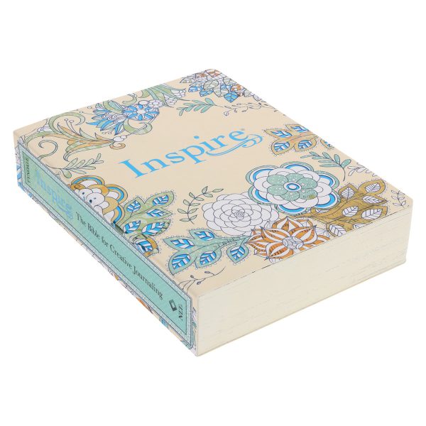 NLT Cream Floral Paperback Inspire Filament-Enabled Bible - Image 17