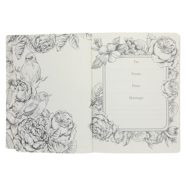 NLT Cream Floral Paperback Inspire Filament-Enabled Bible - Image 18